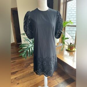 Pearl by Lela Rose Cotton Poplin Shift Dress